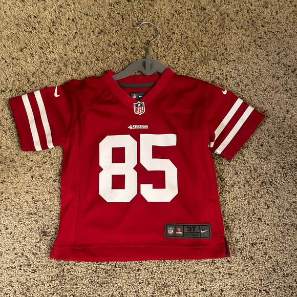 Kids Youth 3T Kittle 49ers Jersey - Picture 2 of 5